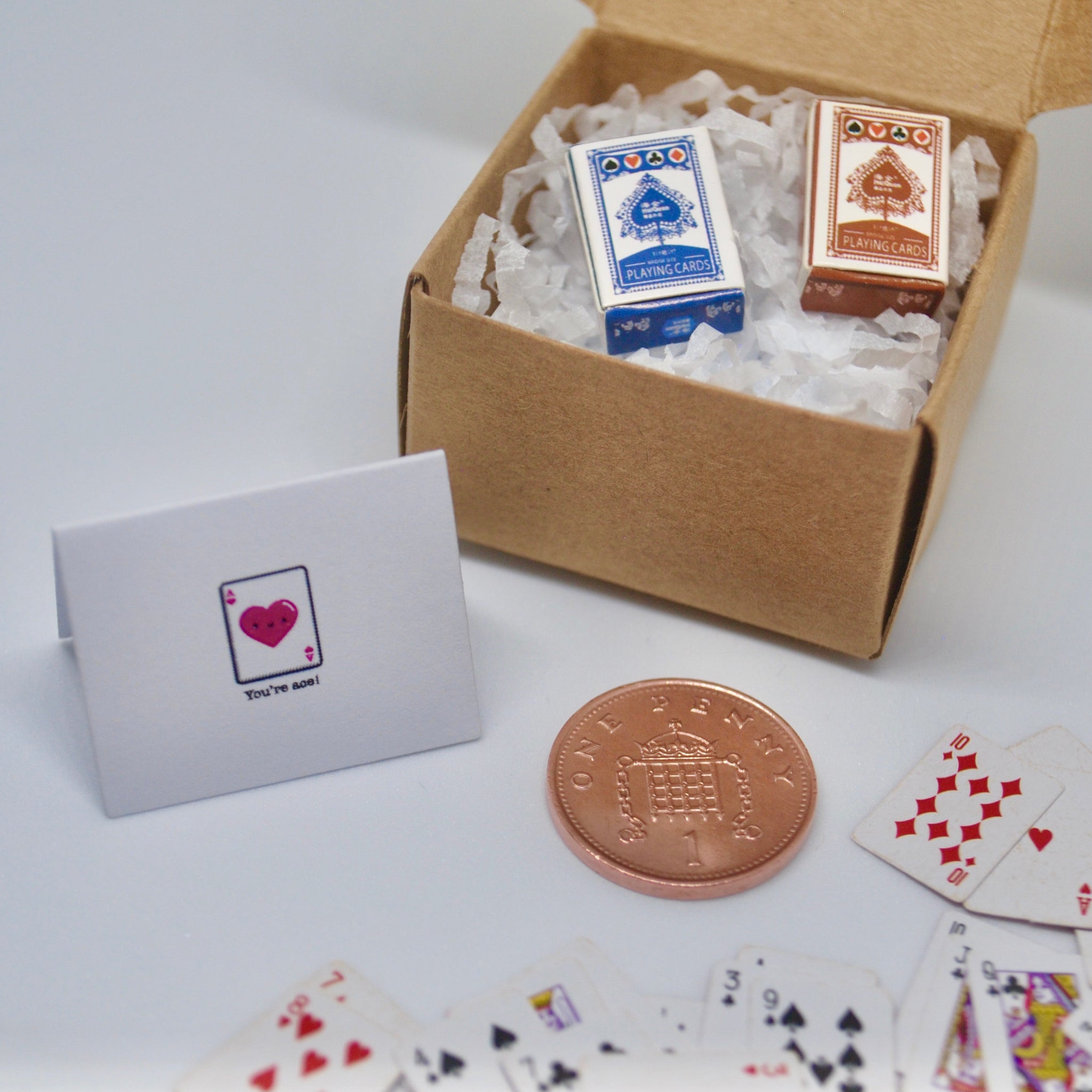Minimail teeny parcel – playing cards – mini mail